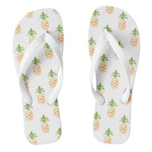 Funny Pineapple Flip Flops