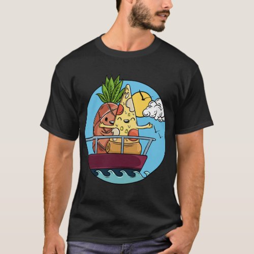 Funny Pineapple On Pizza Forbidden Valentines Day  T_Shirt