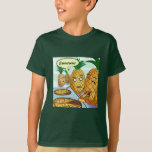 Funny Pineapple Pizza Cartoon  T-shirt at Zazzle