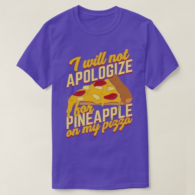 Funny Pineapple Pizza Lover Gift T-Shirt (Design Front)