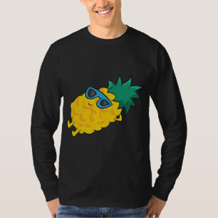 Funny Pineapple Summer Fruit Sunglasses Cute Pinea T-Shirt