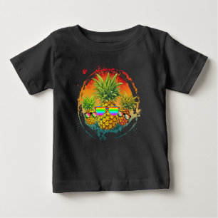 Funny Pineapple Summer Vibes Baby T-Shirt