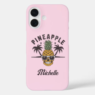 Funny Pineapple wearing sunglasses Personalized iPhone 16 Case