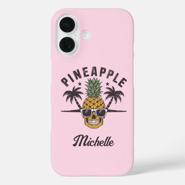 Funny Pineapple wearing sunglasses Personalized    Case-Mate iPhone Case (Back)
