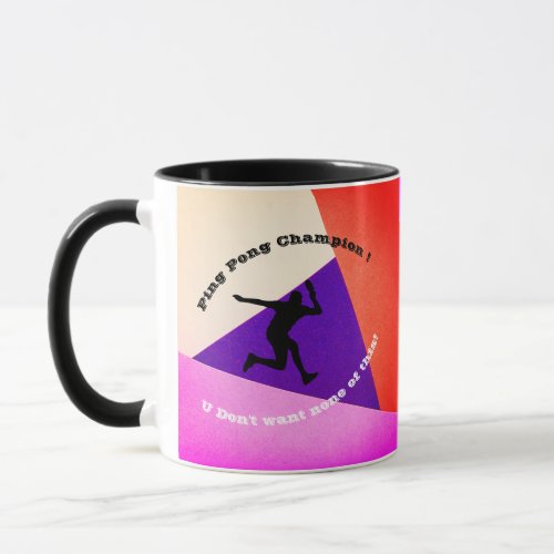 Funny Ping Pong Champion Mug