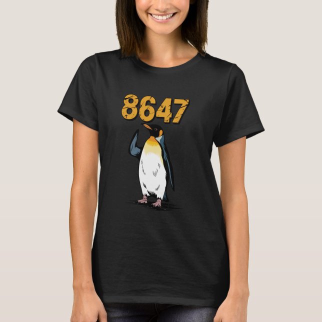 Funny Pinguin 8647 T-Shirt (Front)