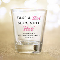 Funny Pink 40th Birthday Party Favor