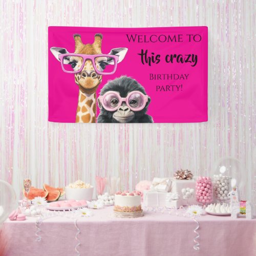 Funny Pink Birthday Party