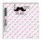 FUNNY PINK BLACK I MUSTACHE YOU TO DO