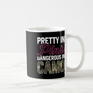 Funny Pink Camo Hunting Graphic Women Deer Buck Hu Coffee Mug