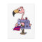 Funny Pink Flamingo using Sewing Machine