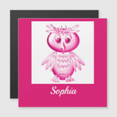 Funny Pink Owl Personalized kids (Front/Back)