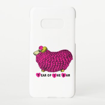 Funny Pink Ram Year Chinese Zodiac Samsung Case by 2015_year_of_ram at Zazzle