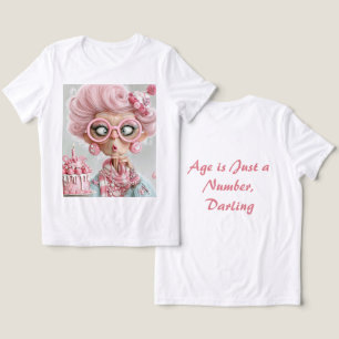 Funny Pink Sassy Aging Tri-Blend Shirt
