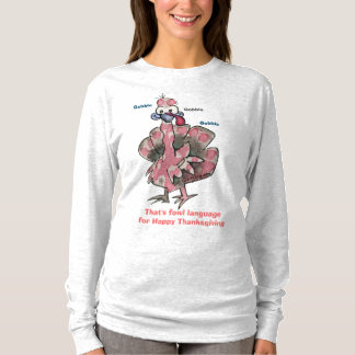 Funny Pink Turkey Gobble T Shirt
