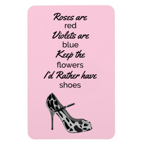 Funny Pink Valentines Day Magnet