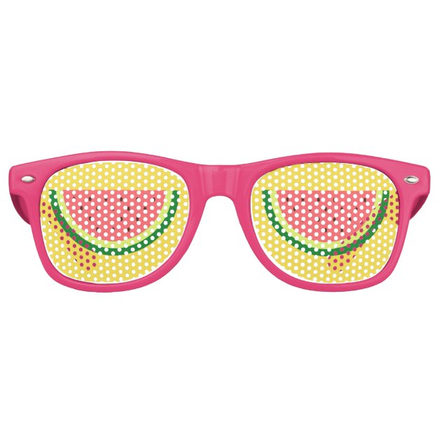 pink party glasses