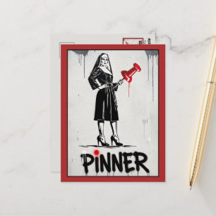 Funny Pinterest Parody Postcard