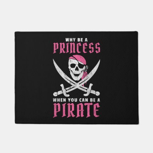 Funny Pirate Costume Women Halloween Princess Doormat