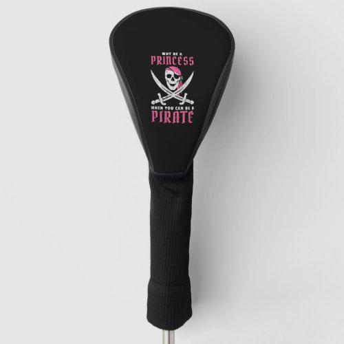 Funny Pirate Costume Women Halloween Princess Golf Head Cover