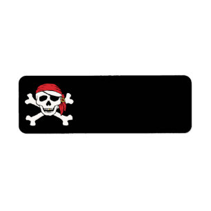 Funny Pirate Label