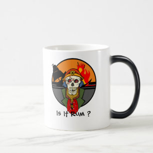 Funny Pirate Rum Mug   Humor Gift for Drinkers