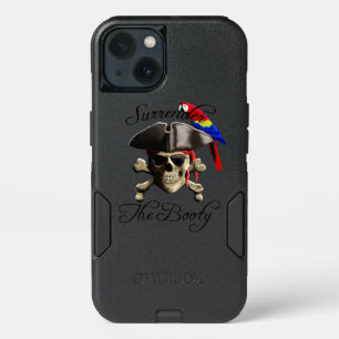 Funny Pirate Surrender The Booty iPhone 13 Case