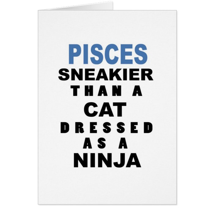 Funny Pisces Birthday Card