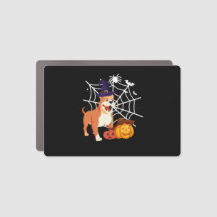Funny Pitbull Dog Halloween Costume Car Magnet