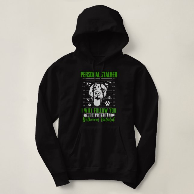 Funny Pitbull Graphic for Women and Men Pitbull Br Hoodie (Design Front)
