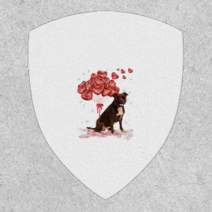 Funny Pitbull Heart Valentines Day Dog Dad Mom Gif Patch