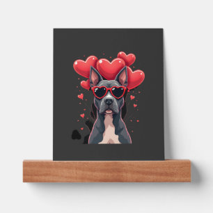 Funny Pitbull Heart Valentines Day Dog Dad Mom Gif Picture Ledge
