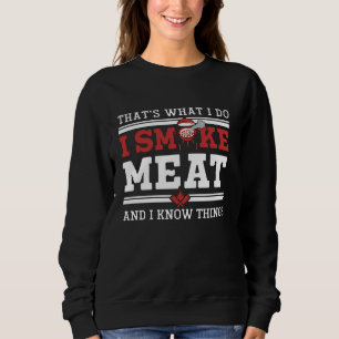 Funny Pitmaster Shirt I Smoke Meat BBQ Smoker Gril