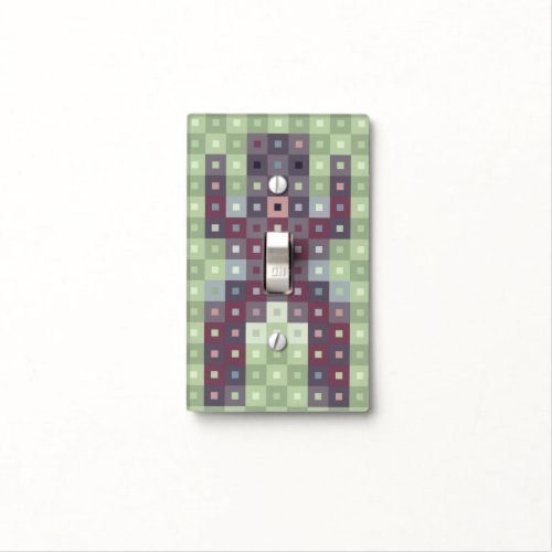 Funny Pixel Man Light Switch Cover