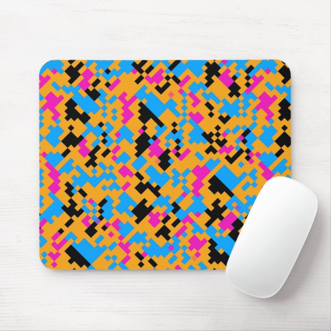 Funny Pixels Mouse Pad (With Mouse)
