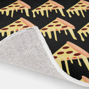 FUNNY PIZZA AREA RUG