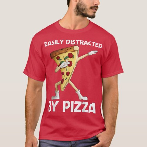 Funny Pizza Art For Men Women Pizza Slice Italian  T_Shirt
