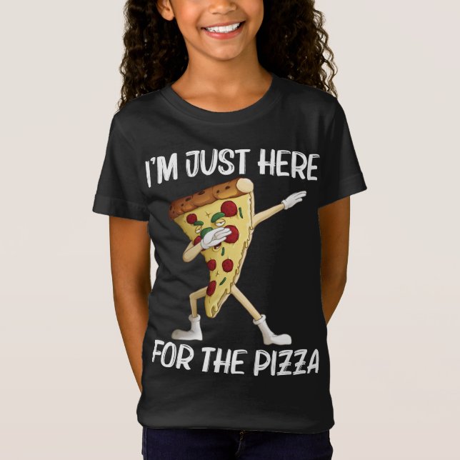 Funny Pizza Art For Men Women Pizza Slice Italian  T-Shirt (Front)