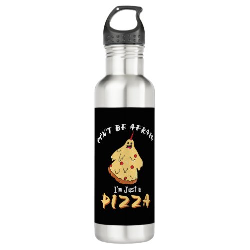 Funny Pizza Costume Halloween Party Stainless Steel Water Bottle