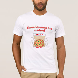 Funny Pizza Dreams Men T-shirt