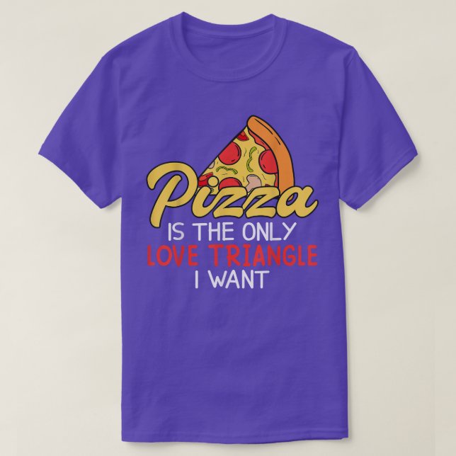 Funny Pizza Is Love Slice Of Heaven 856  T-Shirt (Design Front)