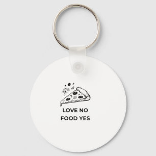 Funny Pizza Lover Keychain