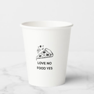 Funny Pizza Lover Paper Cups