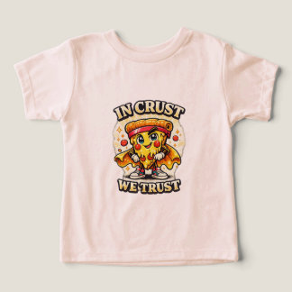 Funny Pizza Lover Shirt – In Crust We Trust Cute C