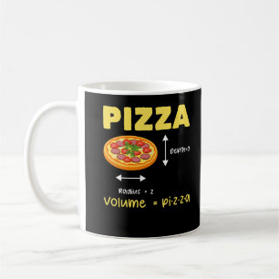 Funny Pizza Math Volume Calculation Food Lover Coffee Mug