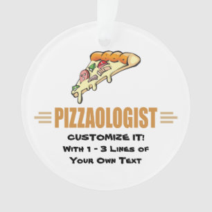 Funny Pizza Ornament
