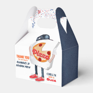 Funny Pizza Party Favor Boxes