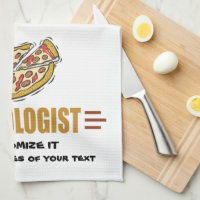 World's Best Pizza Customized Dish Towel Retro Pizzeria 