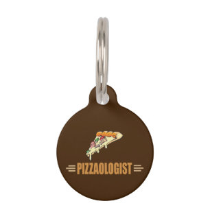 Funny Pizza Pet Tag