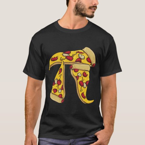 Funny Pizza Pi Day T_Shirt